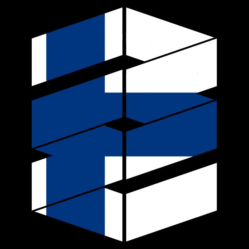 Drapeau de la Finlande Suomi Drapeau finlandais Aspect utilisé