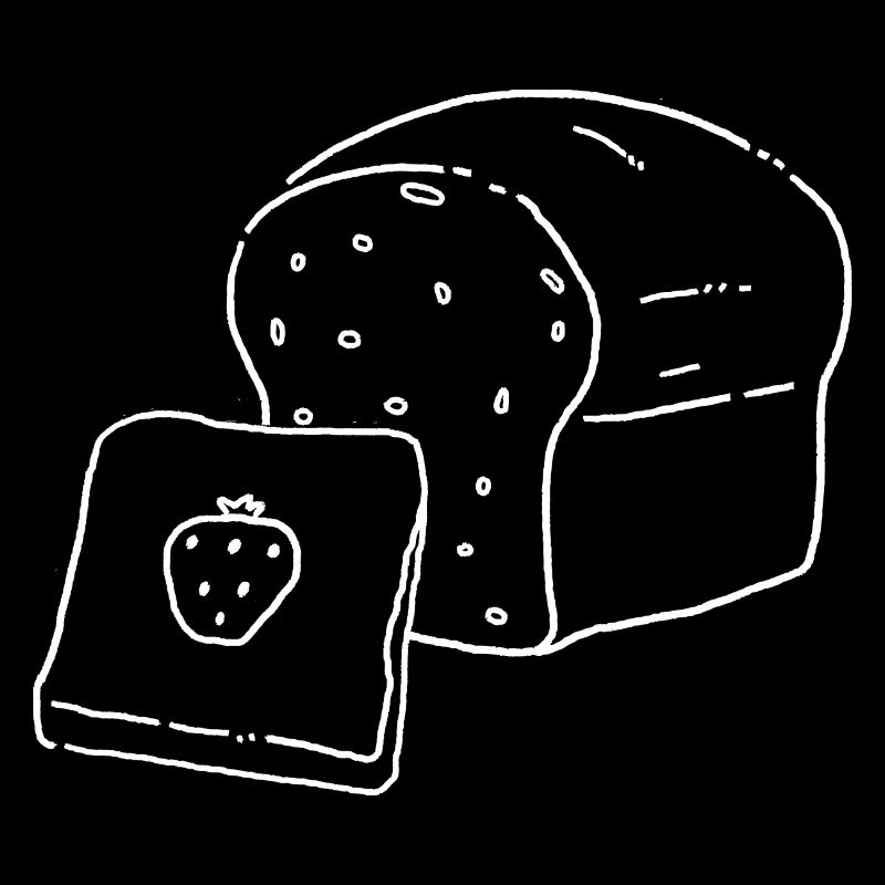 White bread jam SKizze