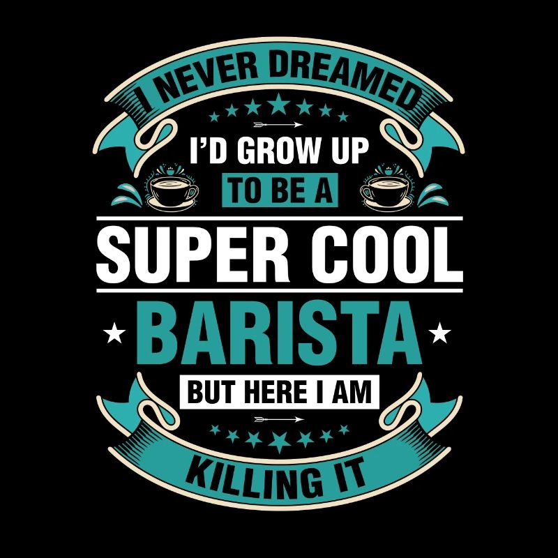 Super Cool Barista Coffee Espresso Latte