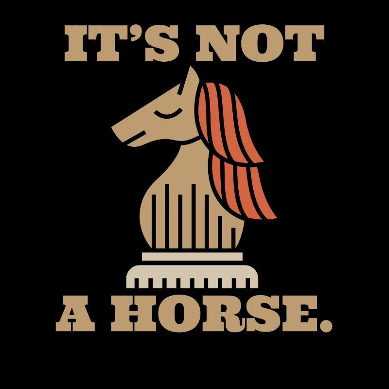 Ce n’est pas un cheval que le chevalier échiquète se déplace