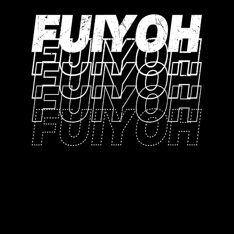 Lettrage décontracté Fuiyoh dans un style rétro