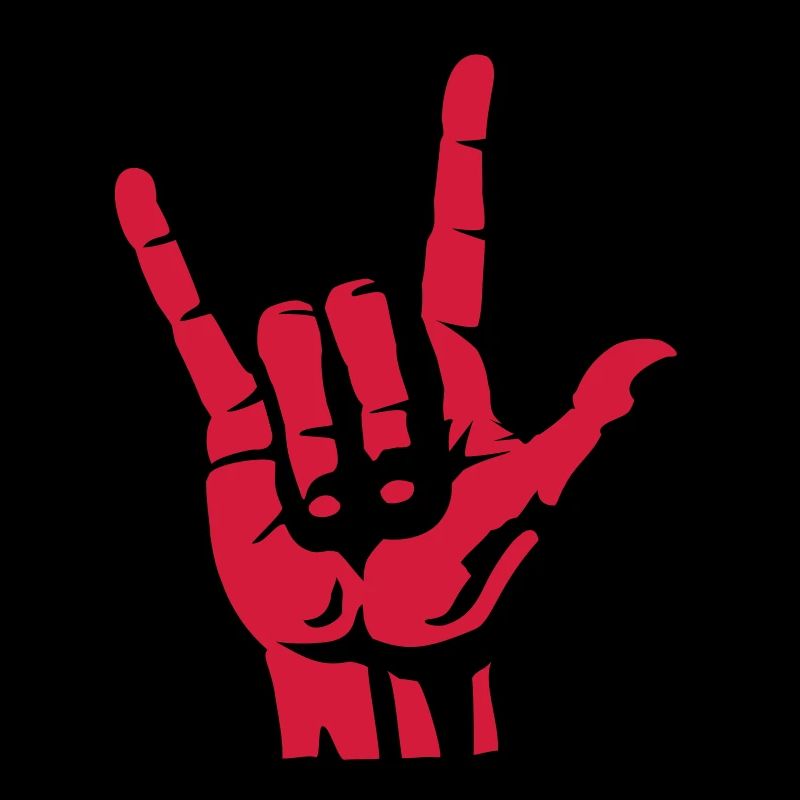 Devil Rock Hand - Pommesgabel (short) 2c