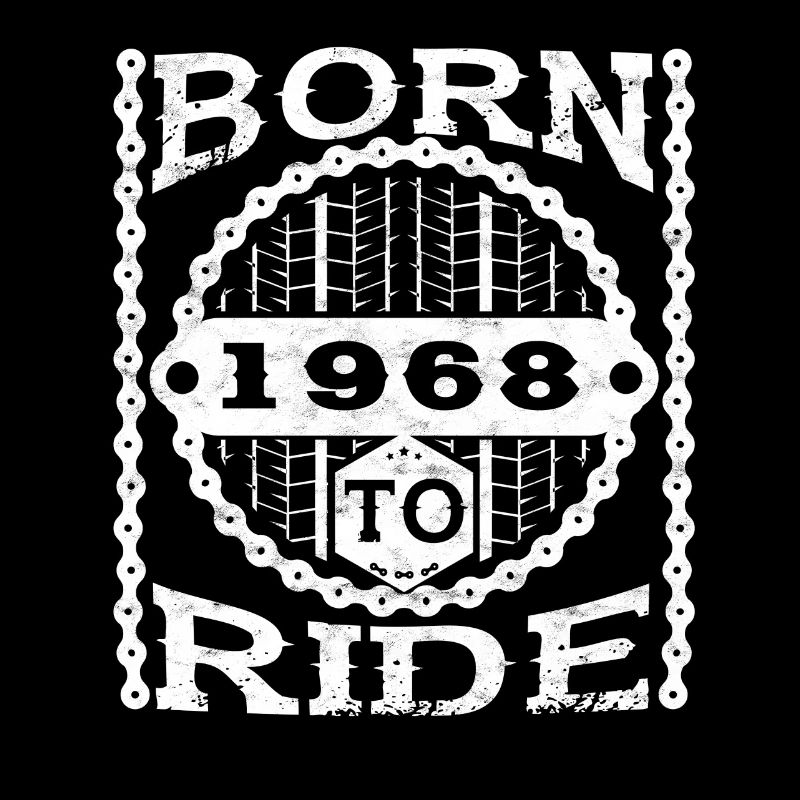 bornride birthday biker gift bicycle 1968