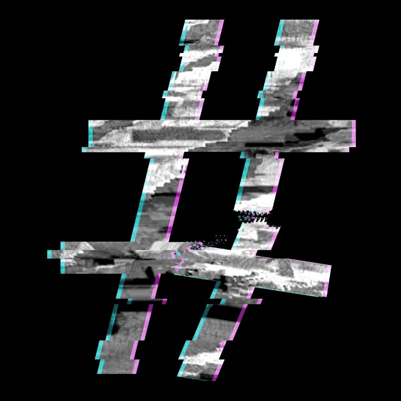 Glitch hashtag