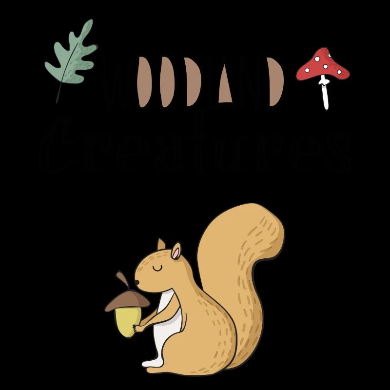 Squirrel forest forest dweller tree hazelnut