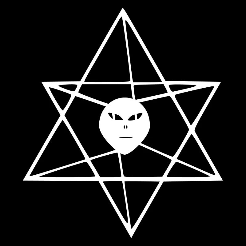 Triangle Alien Triangle Illusion Géométrie Sacrée