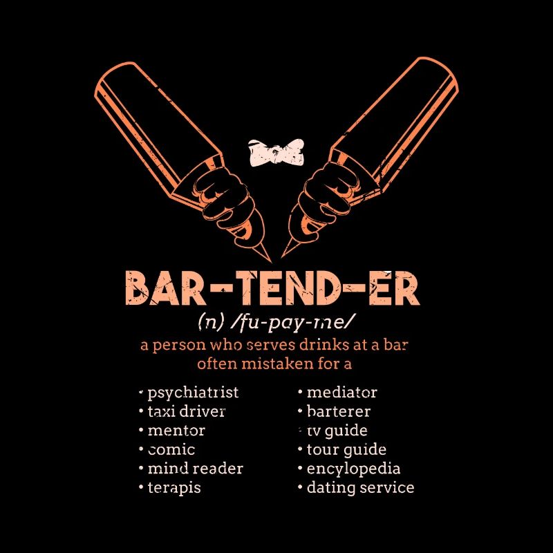 Bartender saying