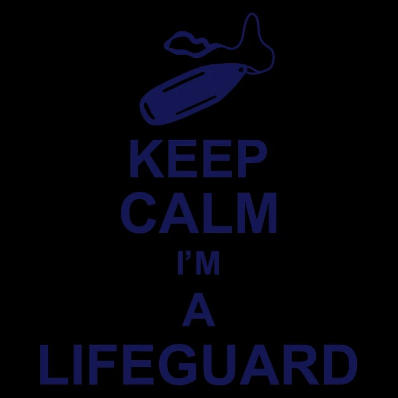 keep calm I'm a lifeguard kg10