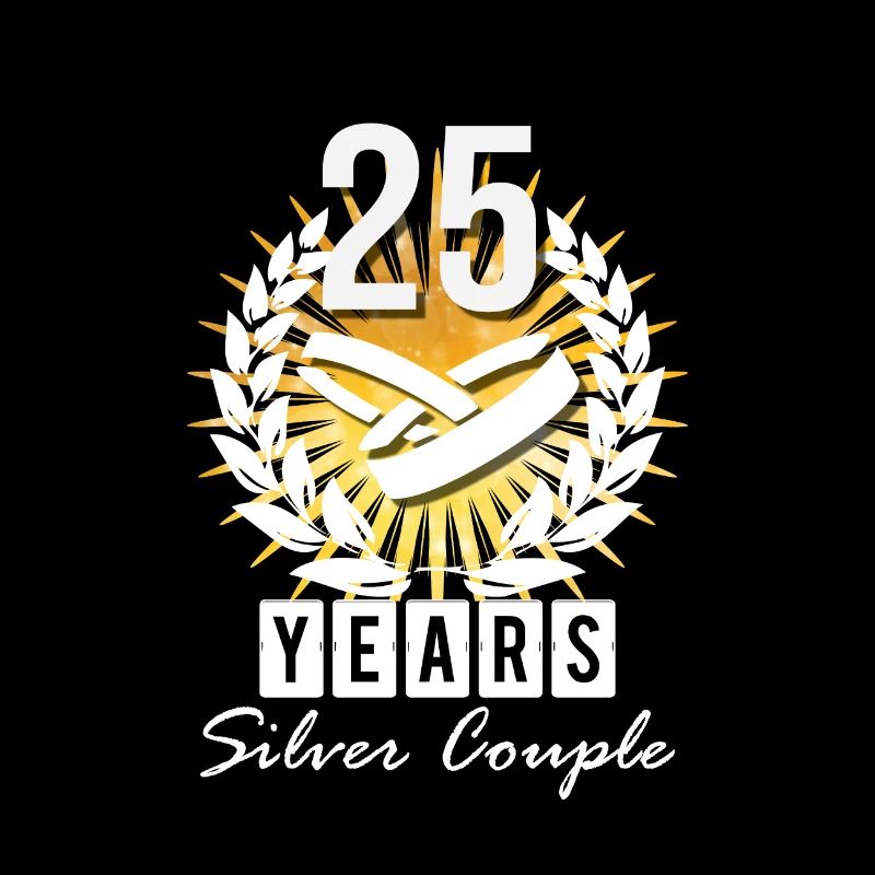 25 ans - couple d'argent