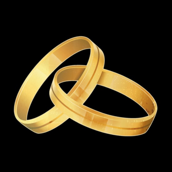 Verzoenen Pelagisch Haarzelf Gouden Ringen, Bruiloft, Verloving' Mok | Spreadshirt