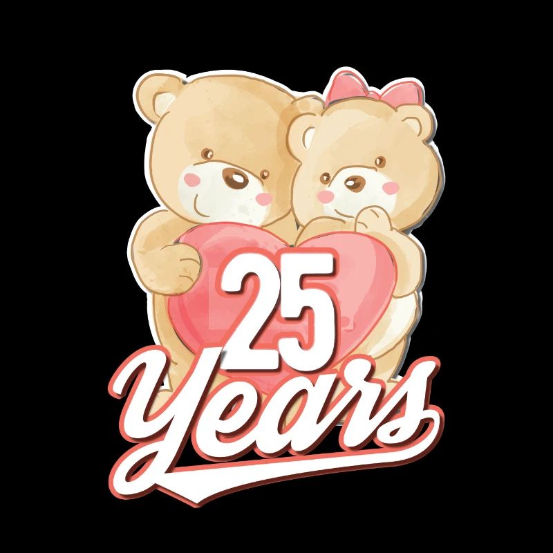 25 years - silver wedding
