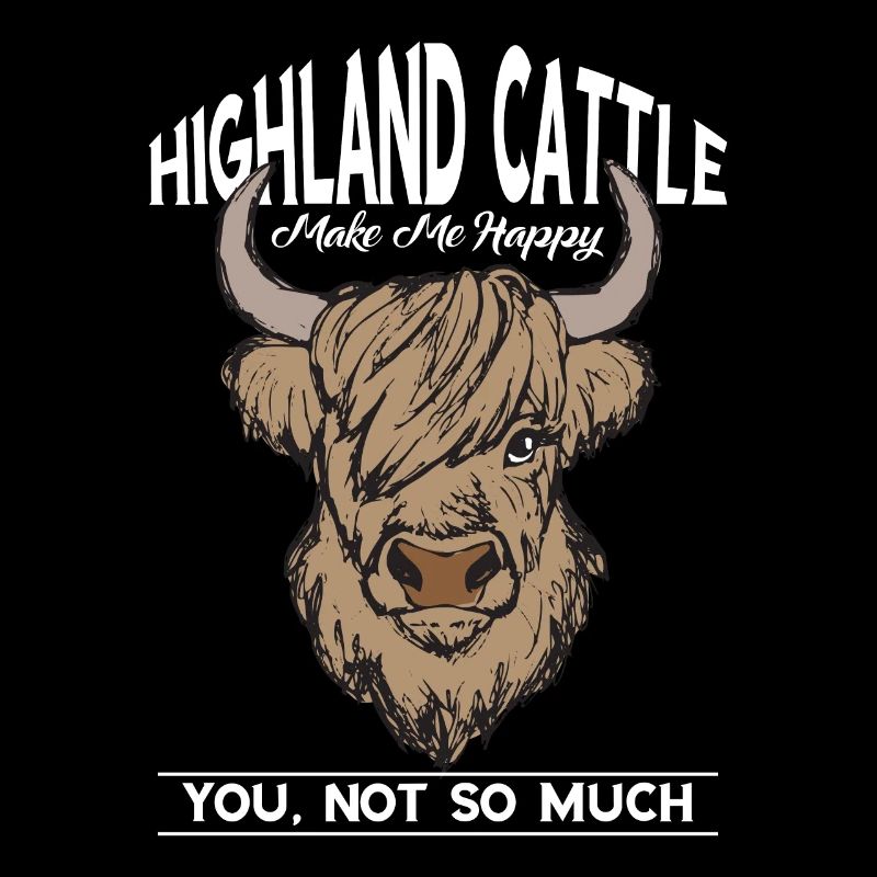 Highland Cattle make me happy you, not so much