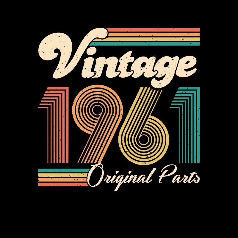 1961 60. Geburtstag Sechzigster Sechzig Geschenk