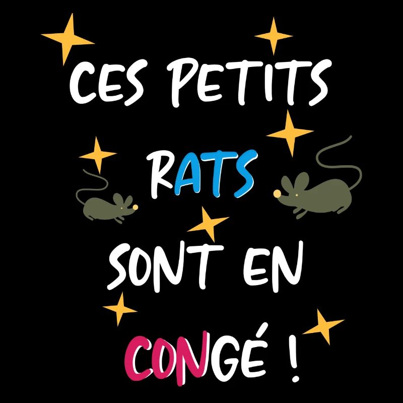 Contrepèterie: Ces petits rats sont en congé !