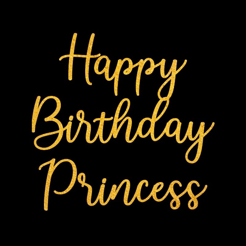 Princesse de joyeux anniversaire