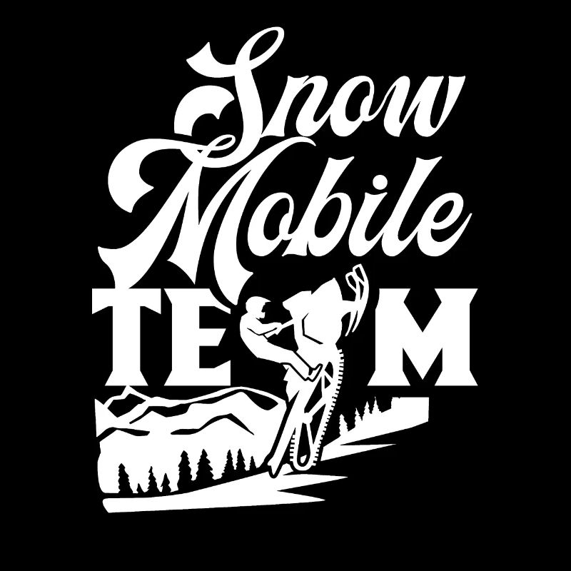 Snowmobile Team Driver Snowmobile Snowmobile