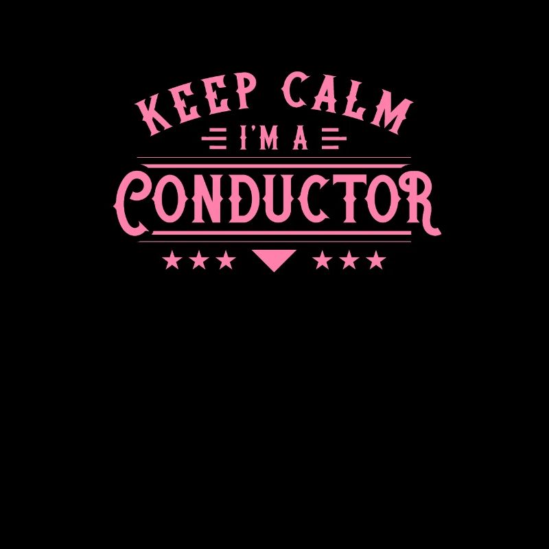 Bleib ruhig ich bin ein Dirigent Dirigentin Sprüch