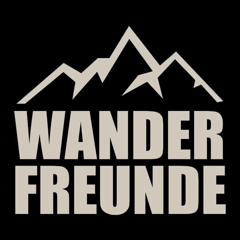 Wanderfreunde, Berg Silhouette. Hobby und Freizeit