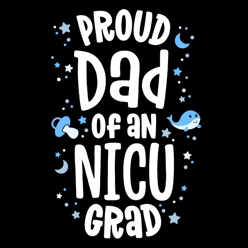 Stolzer Vater eines NICU-Absolventen