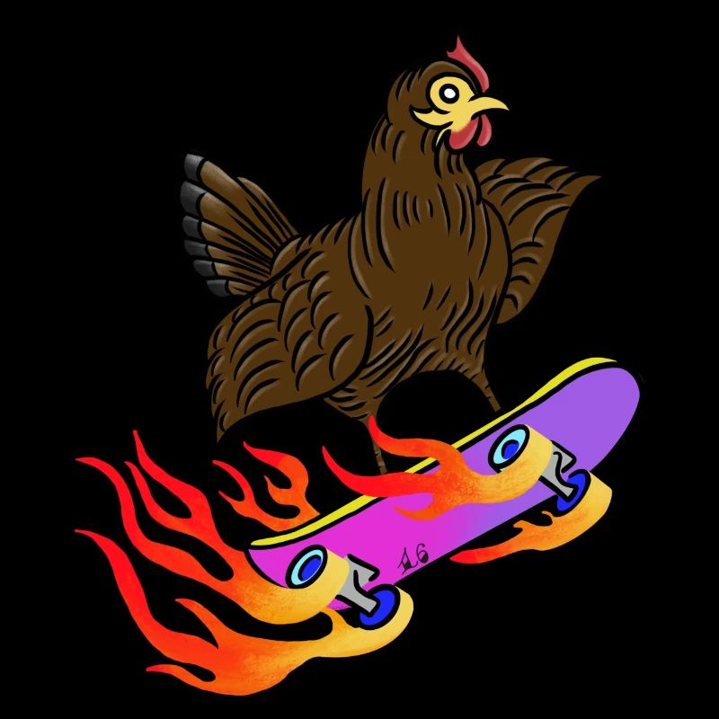 Hühner-Skater