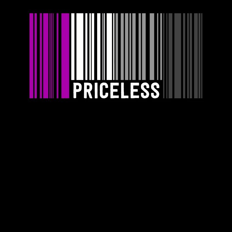 Inestimable Asexual Pride Code à barres Subtle Ace Flag