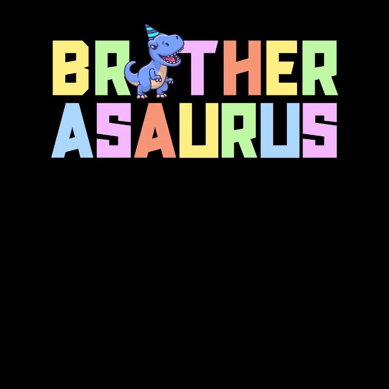 Brother Asaurus Dinosaur Fête d’anniversaire TRex