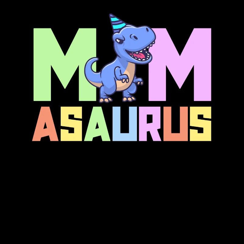 Mama Asaurus Dinosaurier Geburtstagsfeier TRex Matching