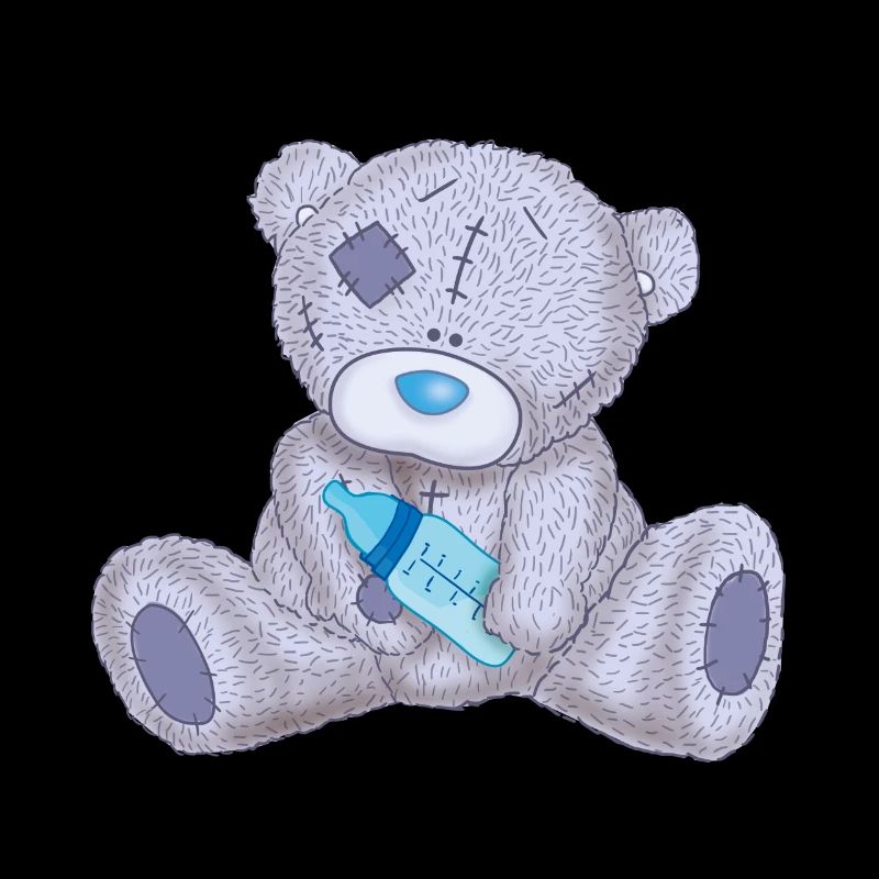 Ours en peluche violet