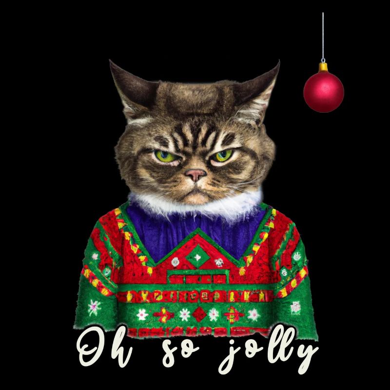 Grumpy Weihnachtskatze 2 - Charity