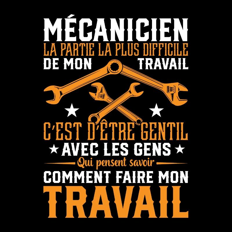 Mécanicien la partie la plus difficile mon travail
