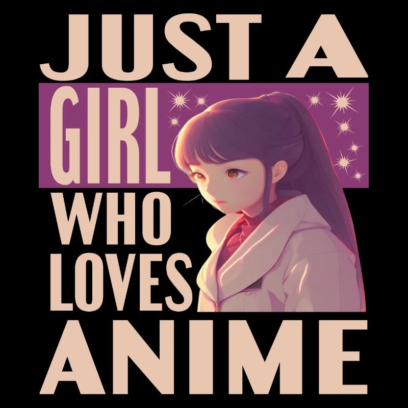Nur ein Mädchen, das Anime liebt