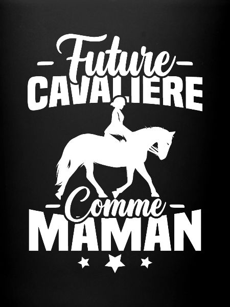 Future cavalière comme maman
