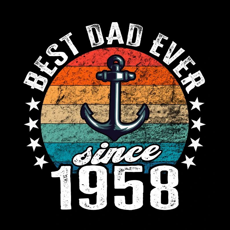 Bester Papa der Welt seit 1958 Anker