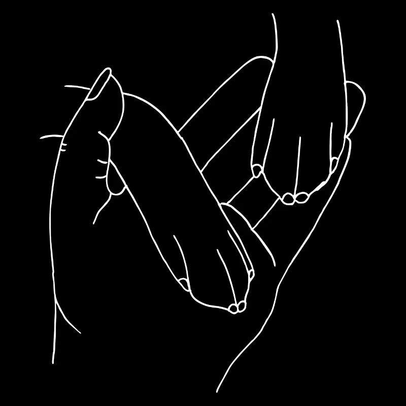 Hand mit Pfote