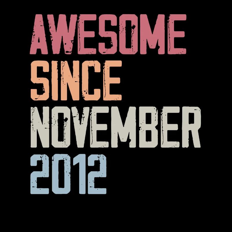 Birthday gift in November 2012