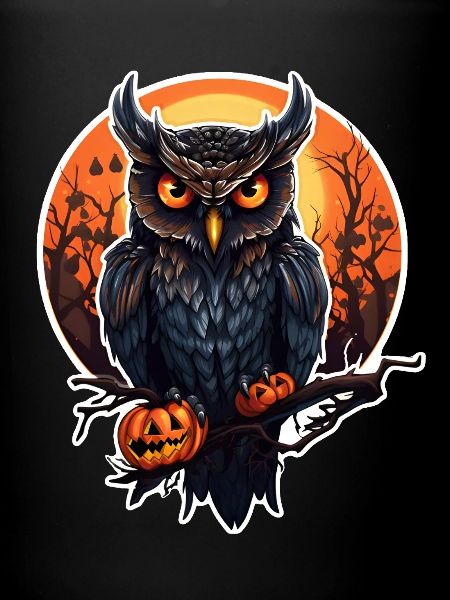 Hibou d’Halloween