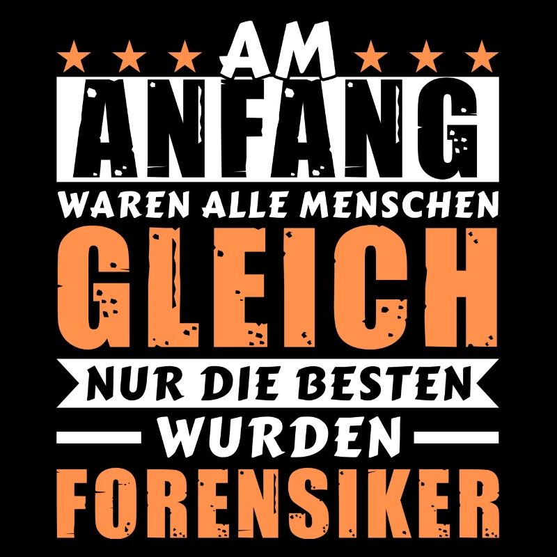Am Anfang waren alle gleich - Forensiker Edition