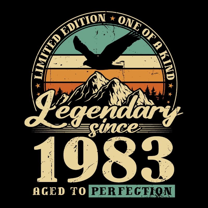 Legendär seit 1983 Vintage Geburtstagsgeschenk