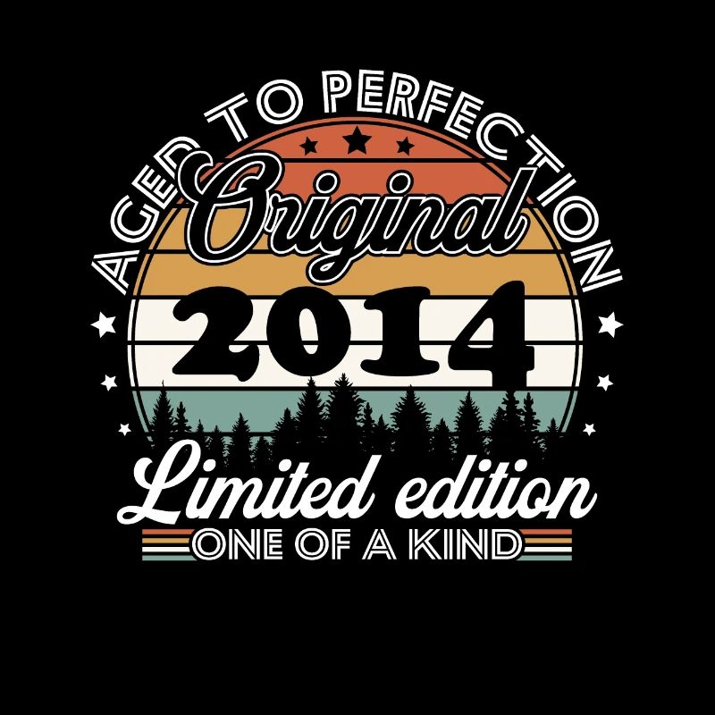 Original 2014 Retro Vintage Anniversary