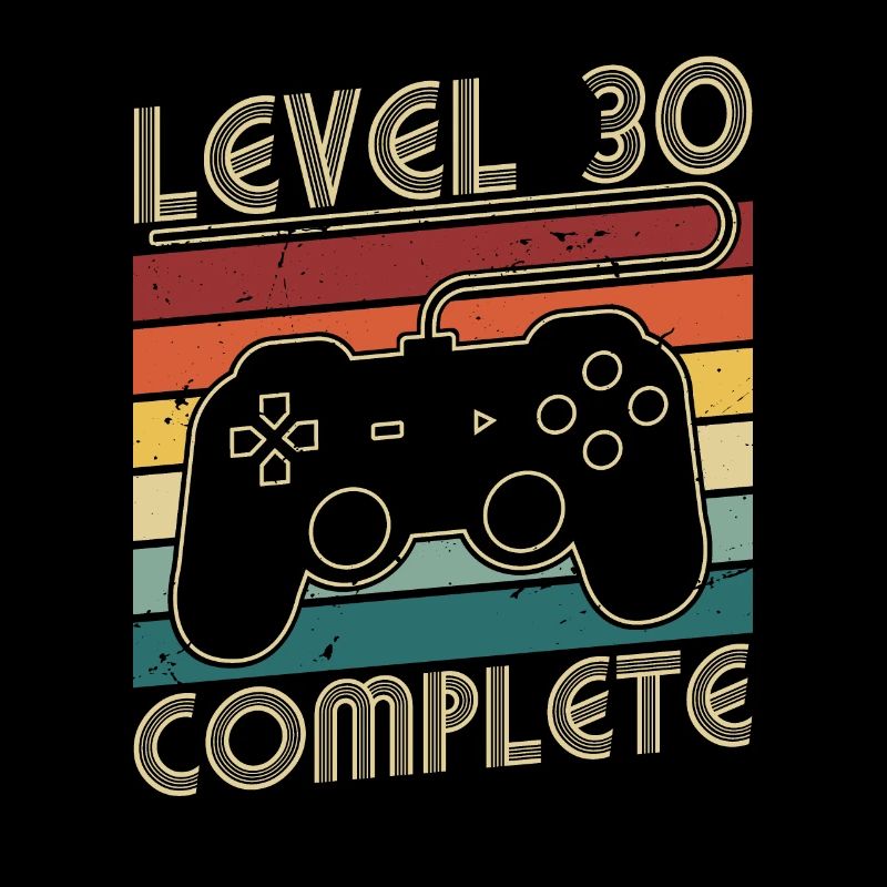 Niveau 30 Complet 30 Ans Cadeau d’Anniversaire