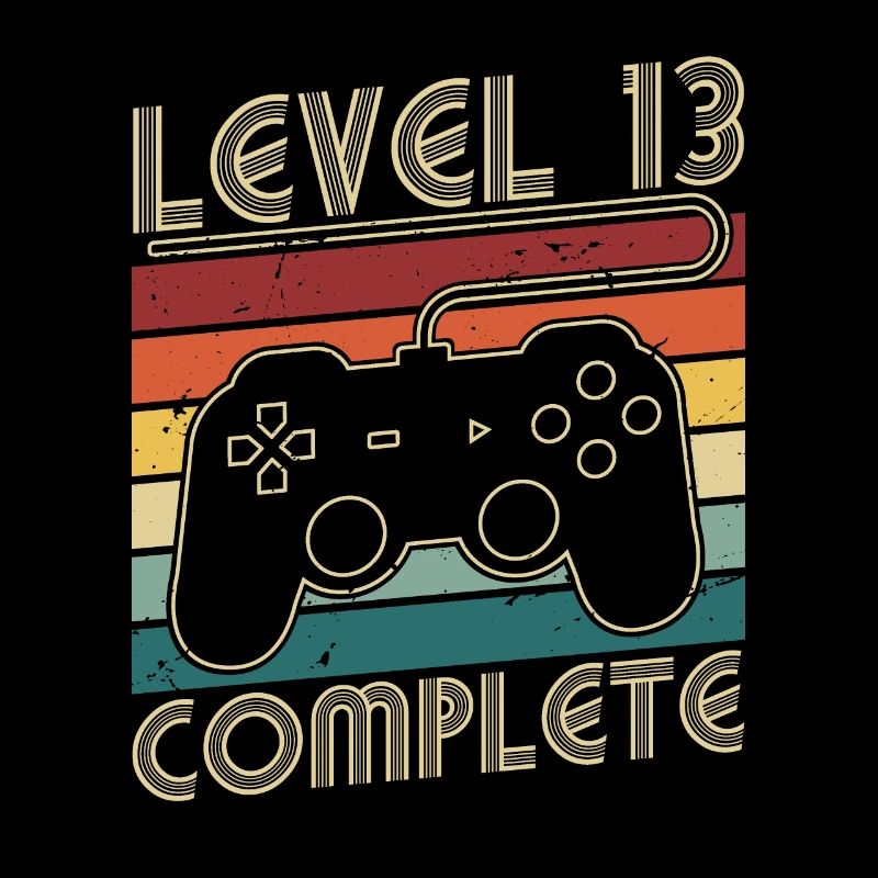 Level 13 Complete 13 Jahre Geburtstags Geschenk