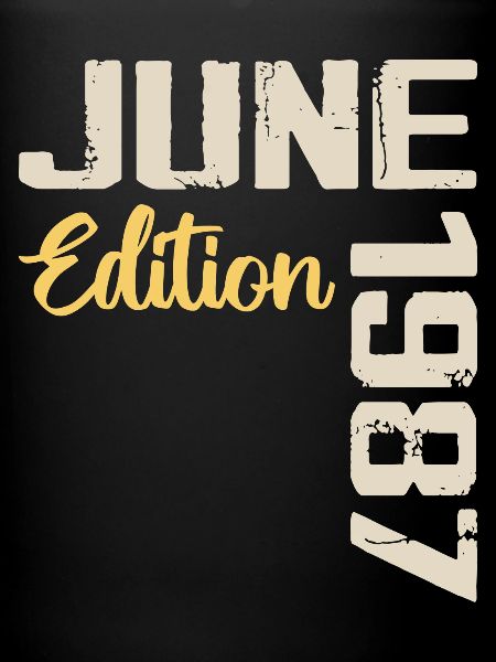 Born in June 1987 Gift June 1987 Birthday