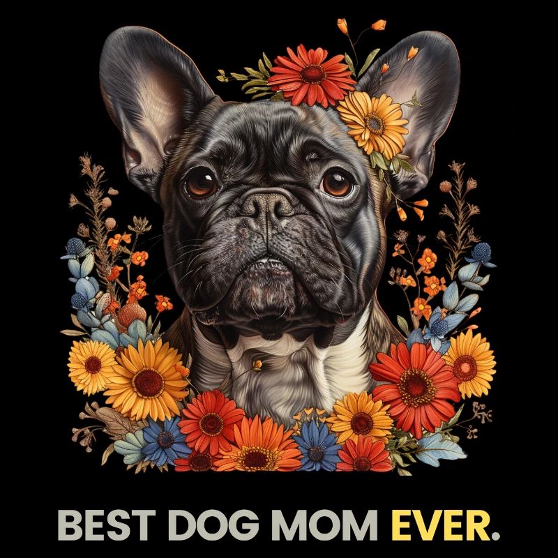 Mère bouledogue français