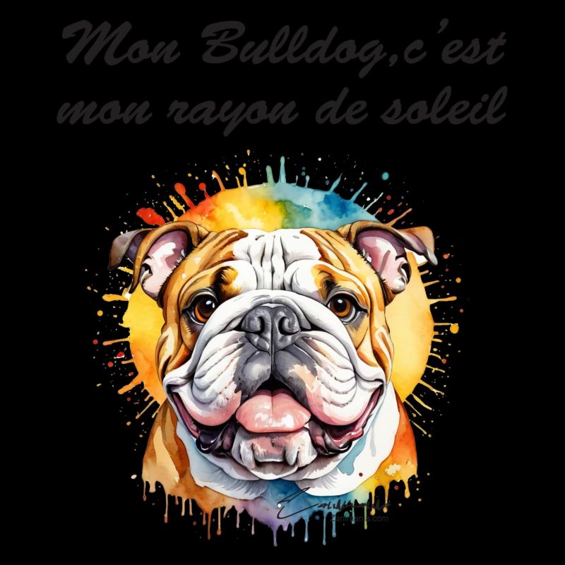 Bulldog rayon de soleil