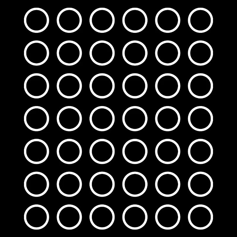 N&B Cercles Dots op Art Design