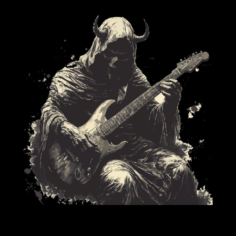 Der teufel mit der E-Gitarre