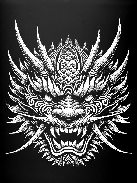 Masque de dragon