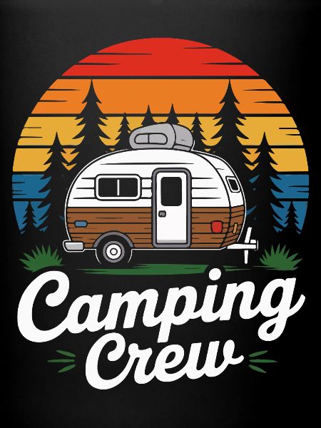 Caravane d’équipage de camping rétro