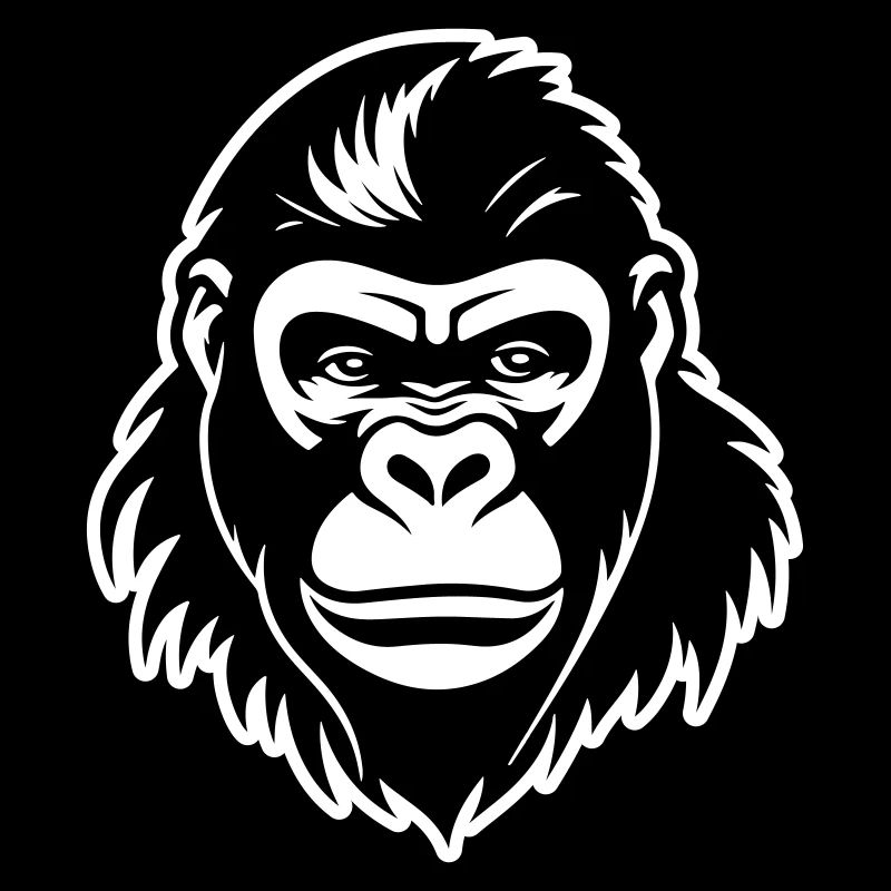Gorilla Kopf