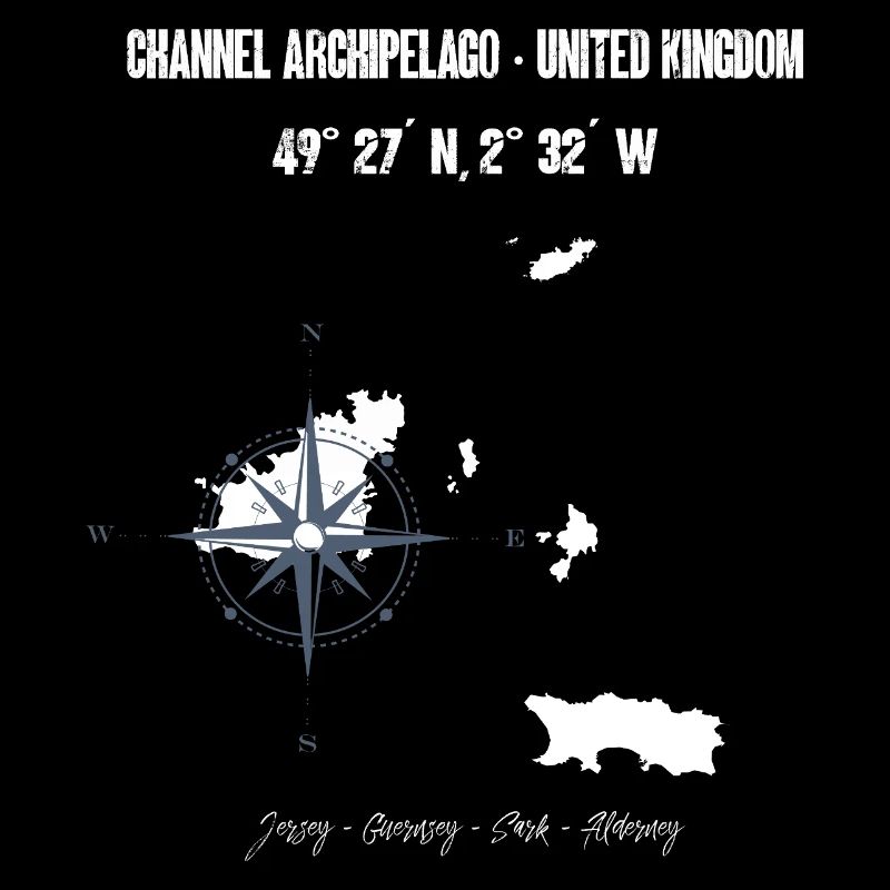 Kanalinseln Kartendesign